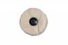 Muslin Buffing Wheels (12) <br> 4 x 28 Ply Unstitched <br> Plastic Center
